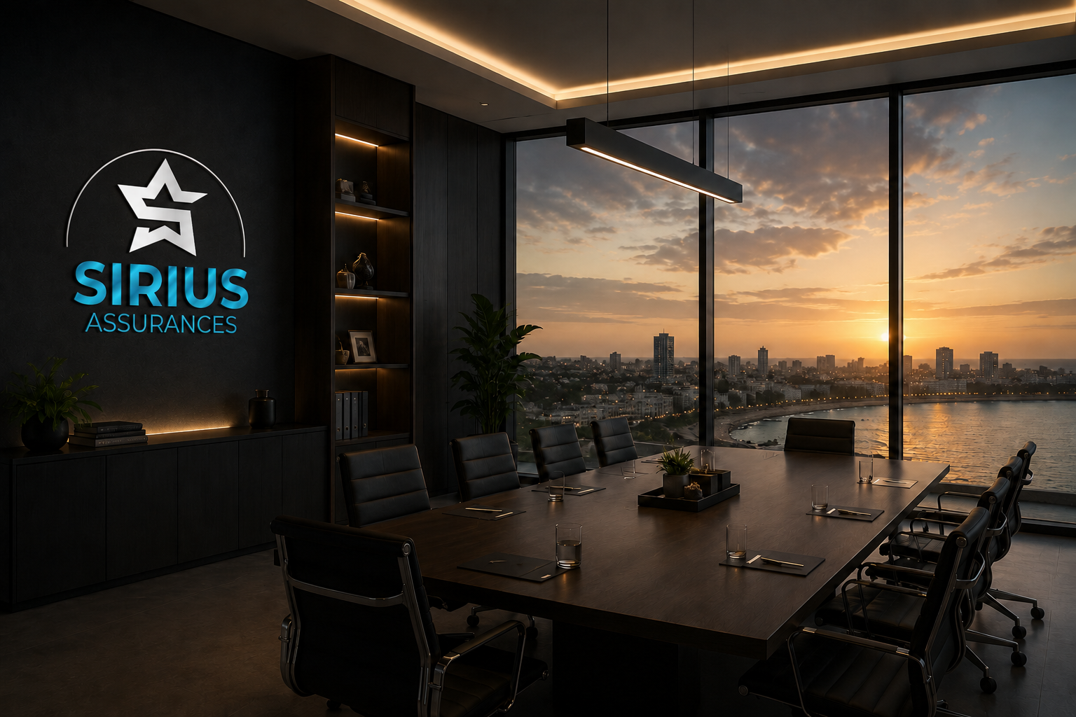 L'équipe Sirius Assurances dans ses bureaux à Dakar